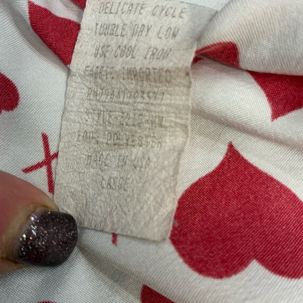 Heart Print Chemise - Picture 4 of 4